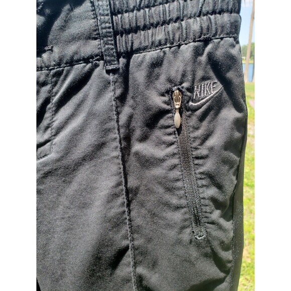 Nike Shorts Womens Small Black Sportswear Chino Bermuda Hiking Outdoors Cotton - Picture 3 of 15